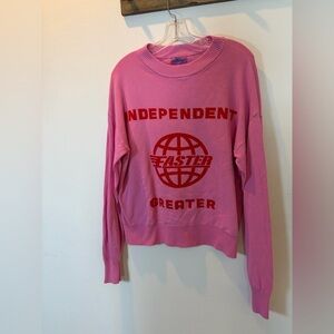 Edikted pink oversized sweater size M